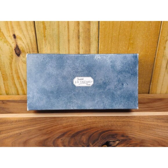 Crystal Jaguar Figurine By J.G. Durand France In Gift Box 7" Long - Picture 2 of 9